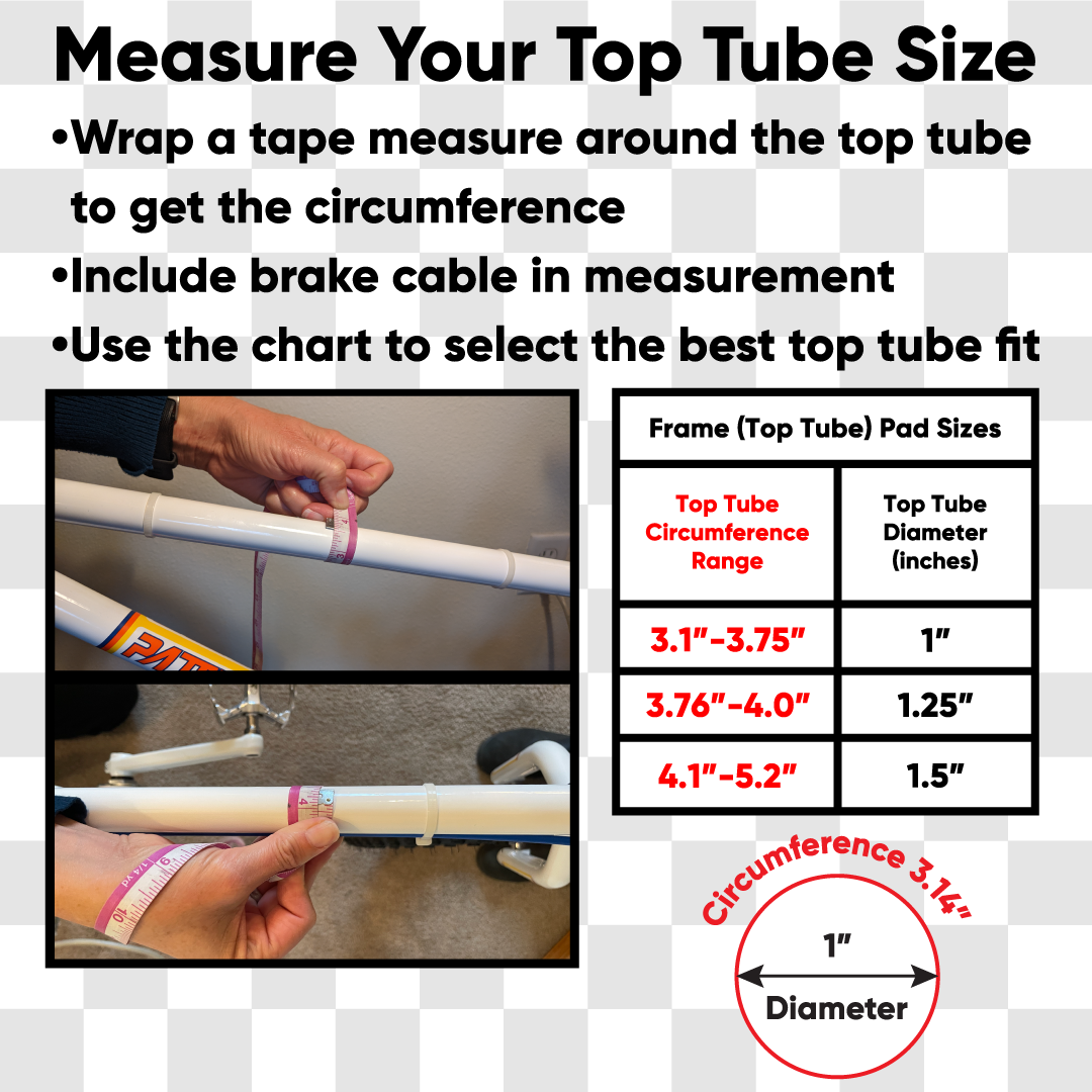 how to measure bicycle tube diameter